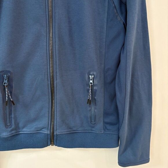 Alexander McQueen X Puma Collab Mens Zip Up Jacket XL Blue Logo Casual NWT Flaw - Picture 4 of 13
